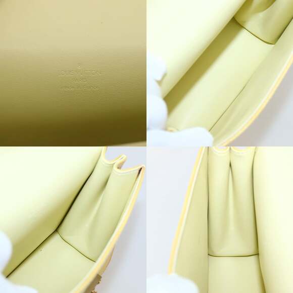 LOUIS VUITTON Monogram Vernis Spring Street Bag Lime Yellow M91068 - Picture 12 of 13